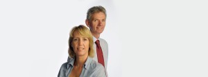 Roel en Corry ondernemers in bronzen portretten