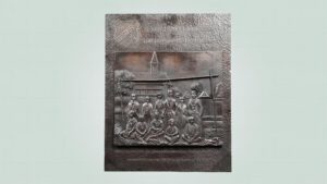 RKSV plaquette 100 jarig bestaan cut out